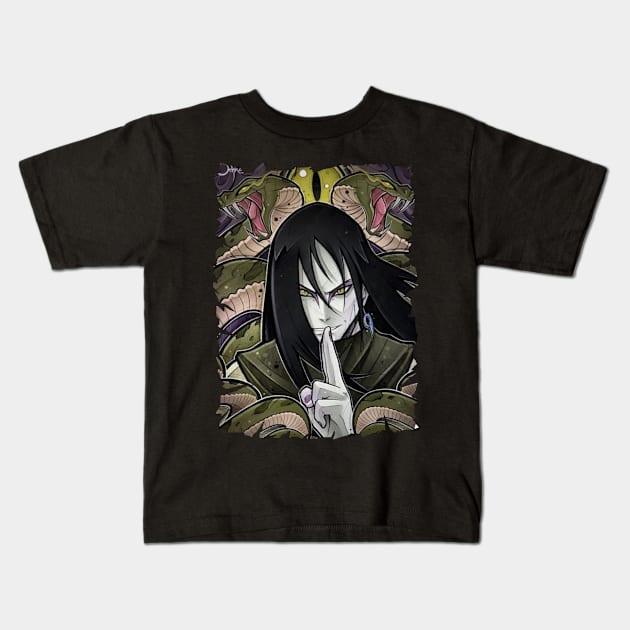 OROCHIMARU MERCH VTG Kids T-Shirt by Mie Ayam Herbal